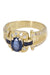 Bague 52 BAGUE MODERNE SAPHIRS ET DIAMANTS 58 Facettes 077501