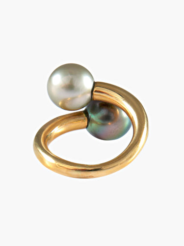 Bague 51 Bague Toi & Moi Perles 58 Facettes