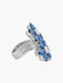 Bague 52 Bague Fleurs Saphirs Diamants 58 Facettes