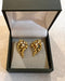 Gilbert Albert Earrings, Yellow Gold & Grape Diamonds 58 Facettes BS160