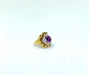 Ring Amethyst and diamond ring 58 Facettes