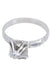 Bague 50 SOLITAIRE MODERNE DIAMANT 0.11 CARAT 58 Facettes 055911