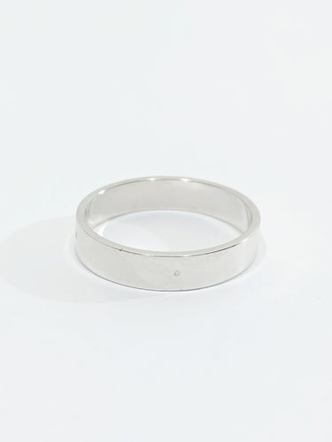 Bague 47.5 Alliance or blanc 58 Facettes