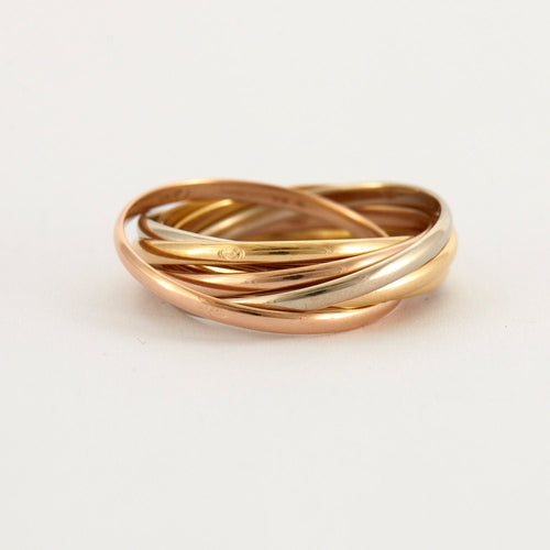 Bague 51.5 CARTIER - Bague Trinity 7 anneaux 58 Facettes EL2-123