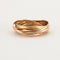 Bague 51.5 CARTIER - Bague Trinity 7 anneaux 58 Facettes EL2-123