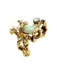 Ring 62 GILBERT ALBERT - Gold Opal Diamond and Baroque Pearl Ring 58 Facettes