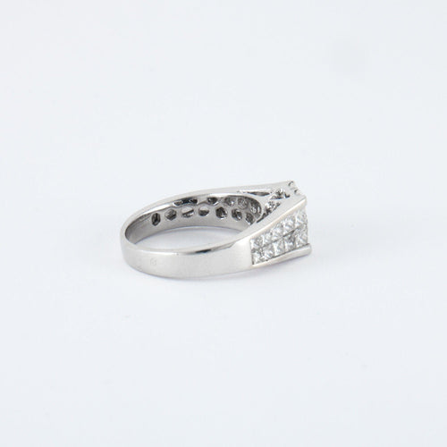 Bague 52 Bague bandeau Diamants 58 Facettes