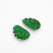 Art Deco Jade Onyx Diamonds Double Clip Brooch 58 Facettes