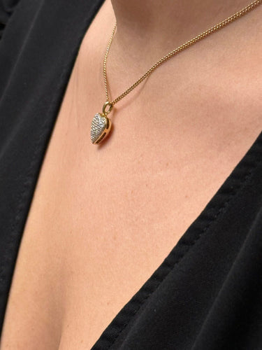 Pendentif Pendentif cœur Or jaune Diamants 58 Facettes