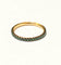 Bague DJULA anneau en or et saphirs verts 58 Facettes
