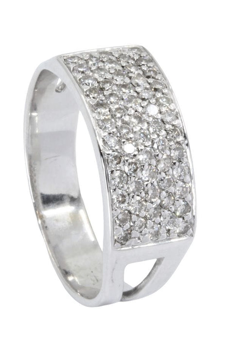 Bague 54 BAGUE PAVAGE DIAMANTS 58 Facettes 047341