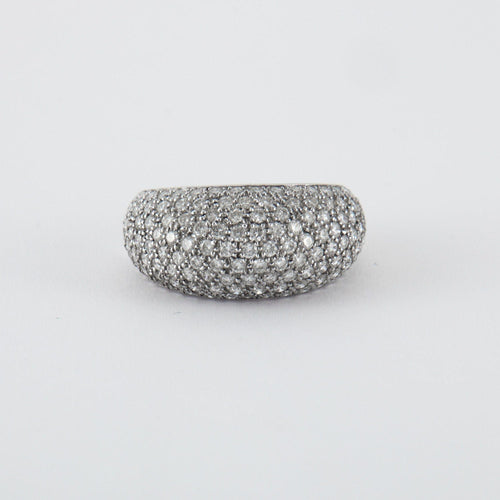 Bague Bague en or blanc & diamants 58 Facettes