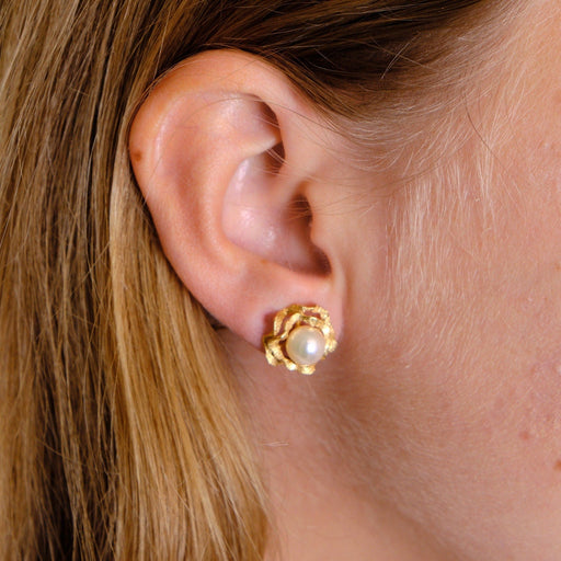 Boucles d'oreilles Boucles d'oreilles clous Perles 58 Facettes EL2-62