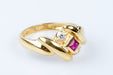 Ring Solid gold ring 58 Facettes 111-215263-43