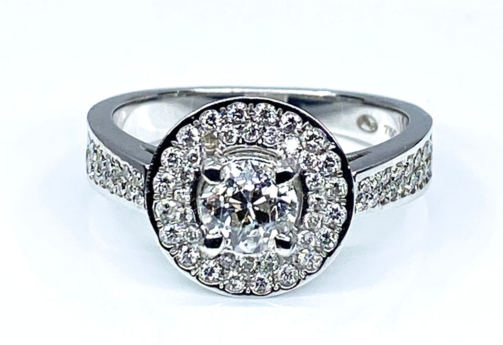 Bague 51 Bague Solitaire diamants 58 Facettes AB260