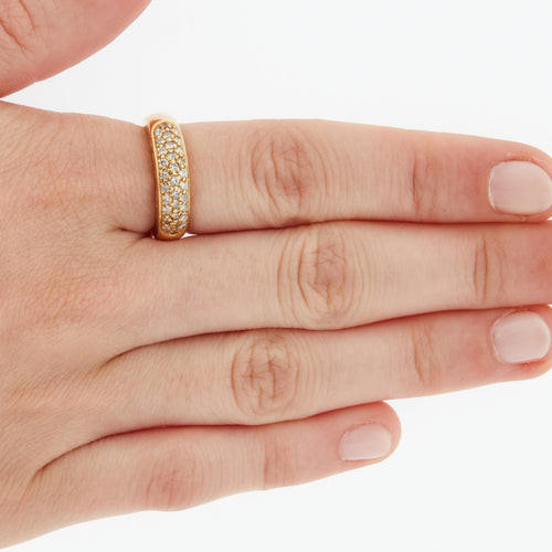 Bague 53 Bague Or jaune Diamants 58 Facettes REF 3065/12