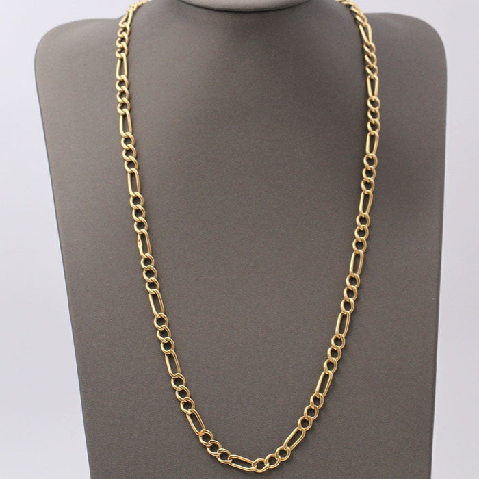 Collier Chaine semi creuse Or jaune 58 Facettes E359052