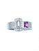 57 PIAGET ring - ring, pink sapphire and diamonds 58 Facettes