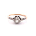 Bague 56 Bague Solitaire ancien Diamants 58 Facettes