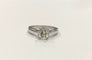 49.5 Bague solitaire diamant 1,28 ct or blanc 58 Facettes