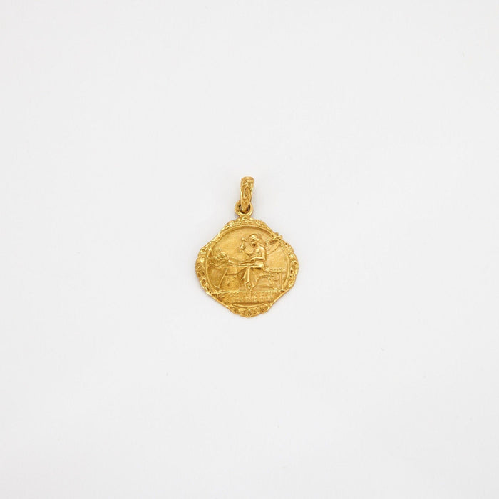 Pendentif Médaille romantique, début XXème 58 Facettes