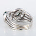 Ring 53 Ring shape 8 Emeralds Diamonds 58 Facettes 8397