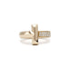 Ring 52 TIFFANY & CO - “T1” ring Pink gold Diamonds 58 Facettes 240031R