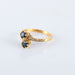Ring 51 Toi & Moi sapphire diamond ring 58 Facettes
