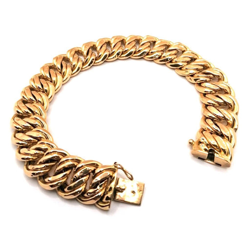 Bracelet Bracelet maille américaine or jaune 58 Facettes 2769