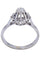 Bague 55 Solitaire Or blanc Diamant 58 Facettes 082401
