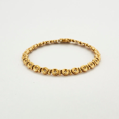 Bracelet Bracelet Rivière de Diamants Or Jaune 58 Facettes