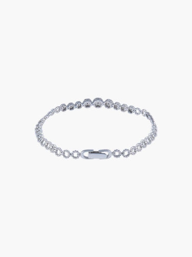 Bracelet Bracelet Or blanc avec diamants 58 Facettes