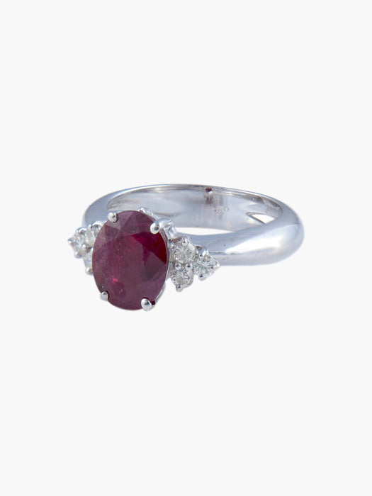 Bague 52 Bague Rubis et Diamants 58 Facettes