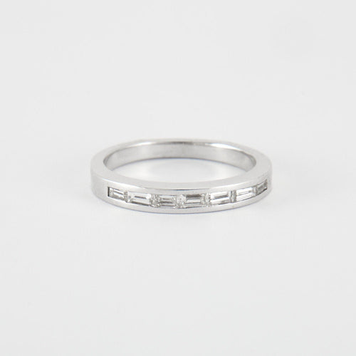 Bague 53 Bague en Or Blanc & diamants 58 Facettes