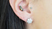 Boucles d'oreilles Boucles d'Oreilles en Or blanc & Diamants 58 Facettes 32248