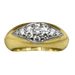 OJ PERRIN ring - Gold, platinum, diamond ring 58 Facettes