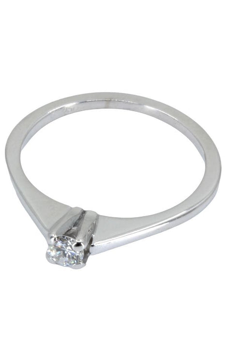 Bague 51 SOLITAIRE DIAMANT 0.12 CARAT 58 Facettes 046641