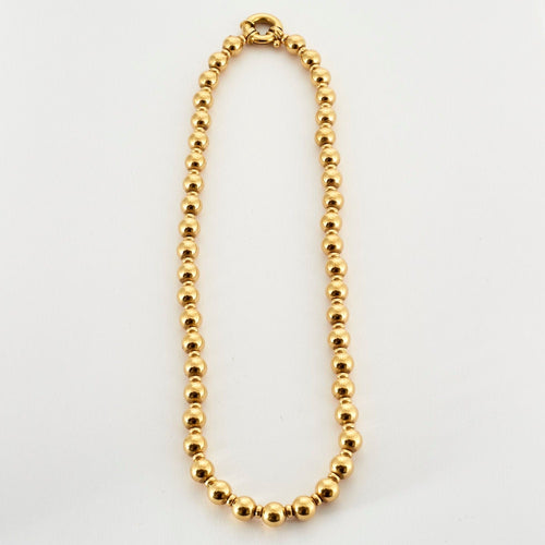 Collier Collier or jaune boules 58 Facettes