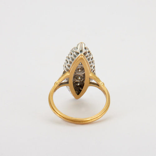 Bague 55.5 Bague marquise 2 ors, diamants 58 Facettes HS27014