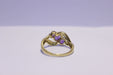Ring 53 Diamond and Amethyst Ring 58 Facettes