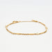 CARTIER bracelet - Yellow gold and diamond chain bracelet 58 Facettes