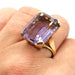 Ring Yellow gold and amethyst ring 58 Facettes