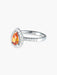 Bague 52 Bague Tourmaline orange Diamants 58 Facettes