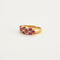 Bague 56 Bague Rubis navette et petits diamants 58 Facettes