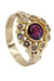 Ring Napoleon III ring, pearls, garnet 58 Facettes 063391