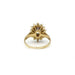 Ring 51 Yellow gold, diamonds & sapphire ring 58 Facettes 240058R