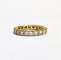Bague 54 Alliance américaine or jaune diamants 58 Facettes 1-781/1