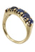 OLD SAPPHIRE GARTER RING 58 Facettes 055321