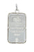 Pendentif PENDENTIF LINGOT DEMI-ONCE ARGENT 58 Facettes 040761