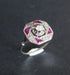 Ring 52 Art Deco Ring Calibrated Diamonds And Rubies 58 Facettes